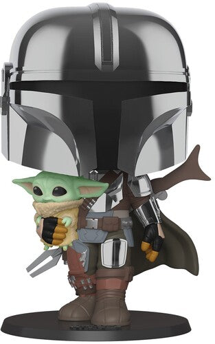 Mandalorian - Chrome Mandalorian W/ Child 10