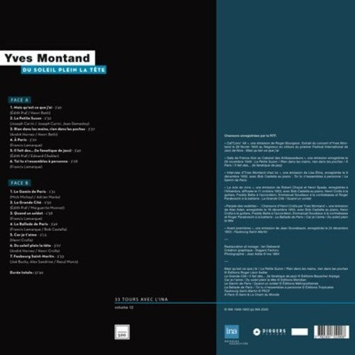 Du Soleil Plein La Tete, Yves Montand, LP