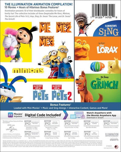 Illumination Presents: 10-Movie Collection, Illumination Presents: 10-Movie Collection, Blu-Ray