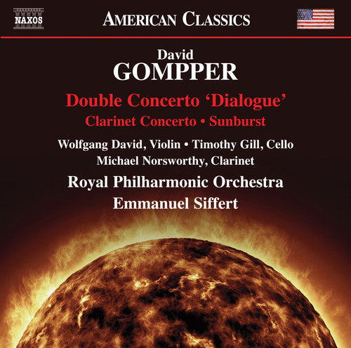 Double Concerto Dialogue / Clarinet Concerto -- Gompper / David / Royal Philharmonic Orchestra, CD
