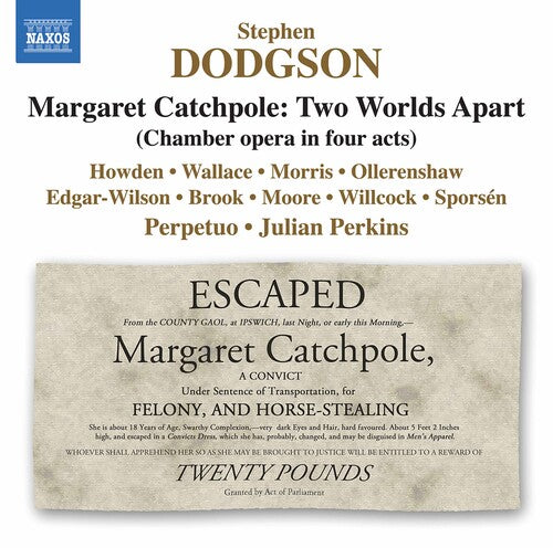 Margaret Catchpole -- Dodgson / Ensemble Perpetuo / Perkins, CD