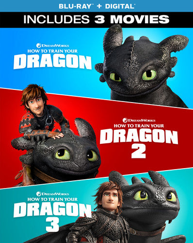 How To Train Your Dragon: 3-Movie Collection, How To Train Your Dragon: 3-Movie Collection, Blu-Ray