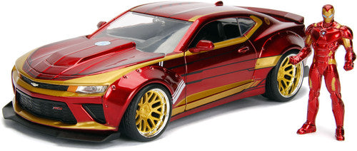 Marvel Iron Man & 2016 Chevy Camaro Die-Cast