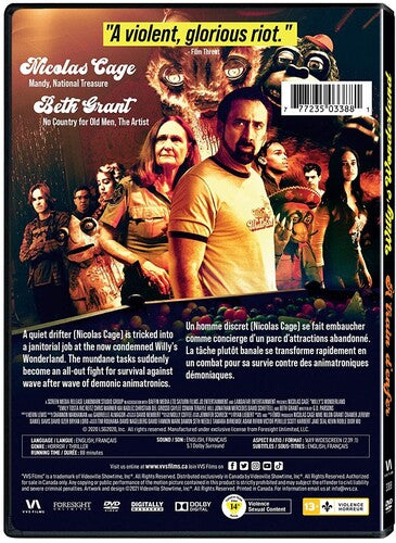 Willy's Wonderland Dvd, Willy's Wonderland Dvd, DVD