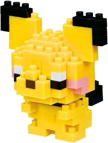 Pokemon Series - Pichu Building Kit, Nanoblock, Collectibles