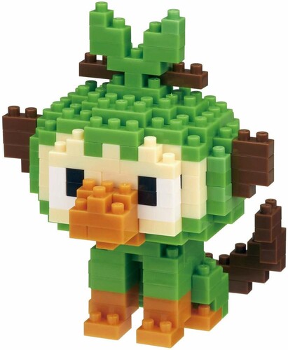 Pokemon Series - Grookey Building Kit, Nanoblock, Collectibles
