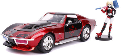 1:24 1969 Corvette Stingray W/Harley Quinn Figure