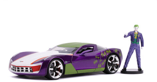 1:24 2009 Corvette Stingray Concept W/Joker Figure