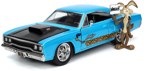 1:24 1970 Plymouth Roadrunner W/ Wile E Coyote Fig