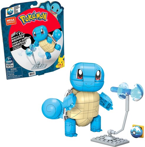 Pokemon Build & Show Squirtle Building Toy Set