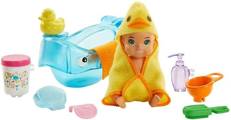 Skipper Babysitters Inc Feeding And Bath Time, Barbie, Collectibles