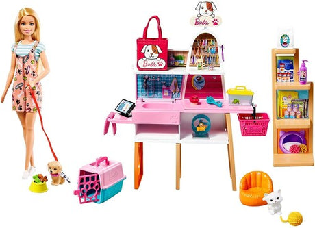 Barbie And Pet Boutique Playset, Barbie, Collectibles