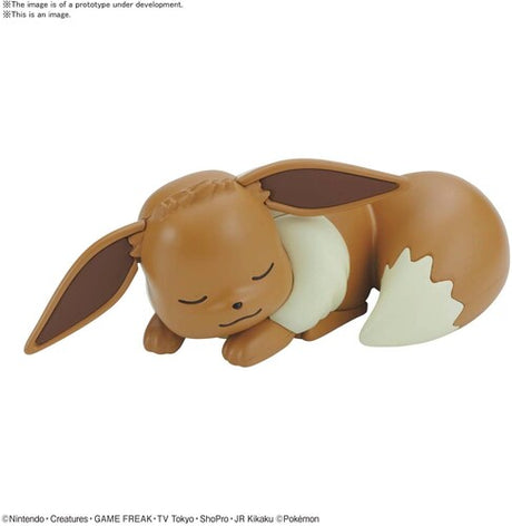 Pokemon - Model Kit Quick!! 07 Eevee (Sleeping Po, Bandai Hobby, Collectibles