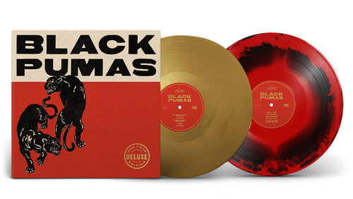 Black Pumas - Gold / Black & Red