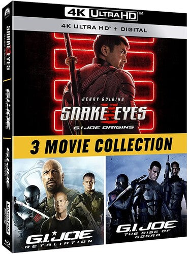 Snake Eyes: Gi Joe Origins: 3-Movie Collection, Snake Eyes: Gi Joe Origins: 3-Movie Collection, ULTRA HD