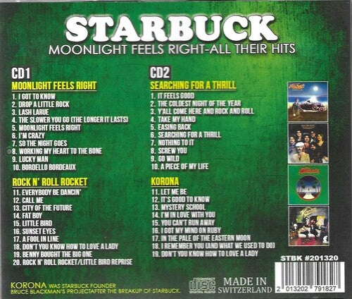 Moonlight Feels Right / All Their Hits, Starbuck, CD