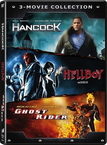 Ghost Rider (2007) / Hancock / Hellboy (2004), Ghost Rider (2007) / Hancock / Hellboy (2004), DVD
