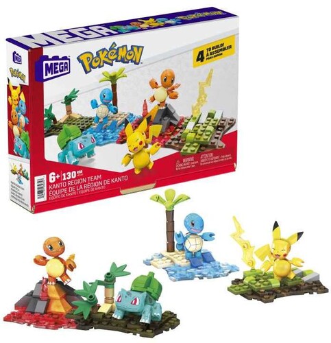 Pokemon Kanto Region Team Building Toy Set