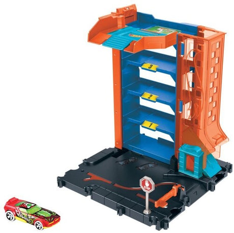 Hw City Parking Garage Playset, Hot Wheels, Collectibles