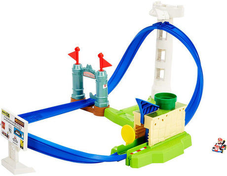 Hw Mario Kart Lite Circuit Playset, Hot Wheels, Collectibles