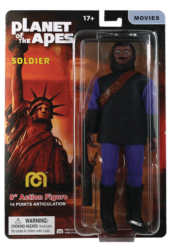 Mego Movies Planet Of The Apes Soldier Ape 8In Af