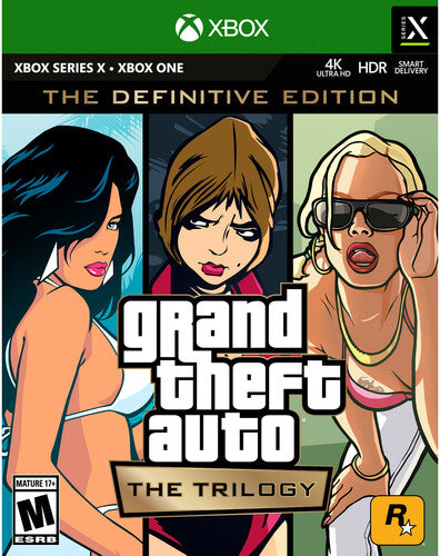 Xb1/Xbx Grand Theft Auto: Trilogy - Definitive Ed, Xb1/Xbx Grand Theft Auto: Trilogy - Definitive Ed, VIDEOGAMES