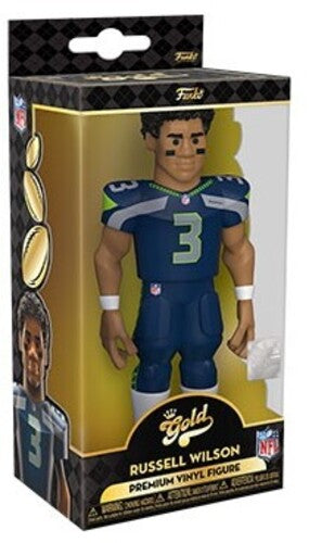 Seahawks- Russell Wilson (Home Uniform)(Styles May, Funko Gold 5 Nfl:, Collectibles