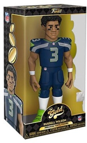 Seahawks- Russell Wilson (Styles May Vary), Funko Gold 12 Nfl:, Collectibles
