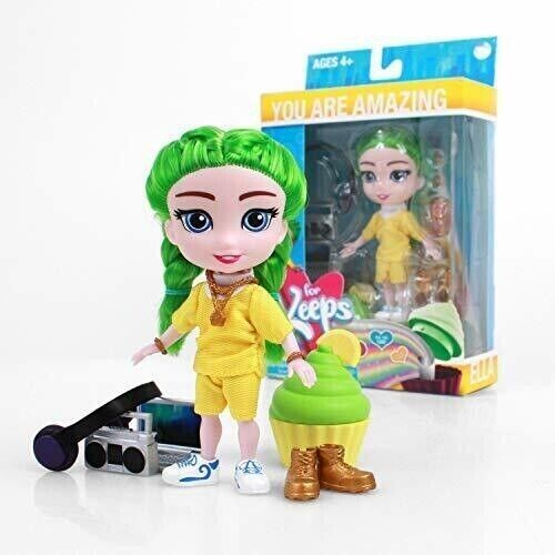 For Keeps Ella Girl /W Cupcake Keepsake Lime Hair