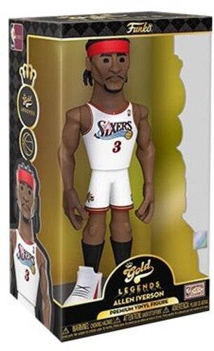 76Ers- Allen Iverson (Styles May Vary), Funko Gold 12 Nba Lg:, Collectibles