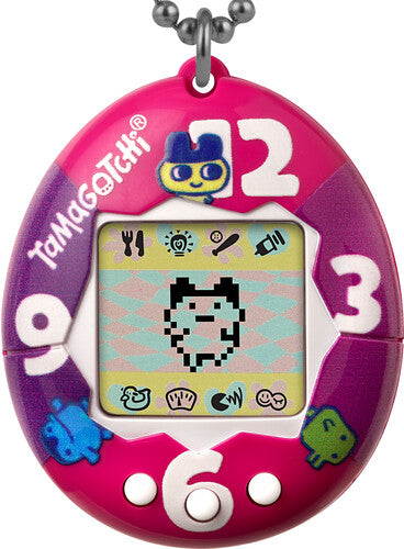 Original Tamagotchi Purple Pink Clock