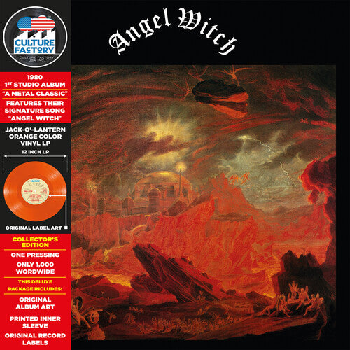 Angel Witch (Jack-O'-Lantern Orange), Angel Witch, LP