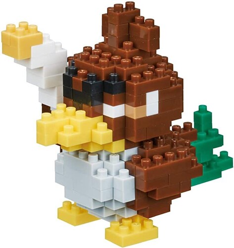 Pokemon Series - Galarian Farfetch'd Building Kit, Nanoblock, Collectibles