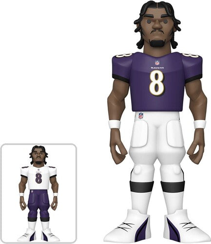 Ravens- Lamar Jackson (Styles May Vary), Funko Gold 12 Nfl:, Collectibles