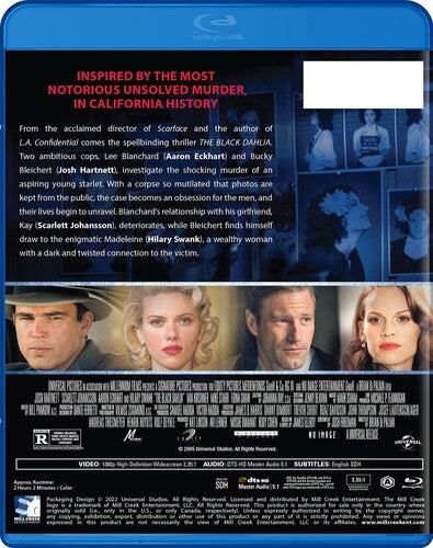 Black Dahlia, The, The Black Dahlia, Blu-Ray