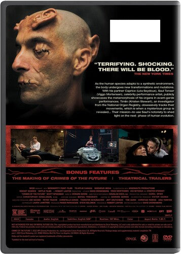 Crimes Of The Future, Crimes Of The Future, DVD