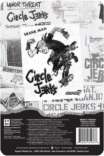 Circle Jerks Reaction Wv 1 - Skank Man (Grayscale), Circle Jerks Reaction Wv 1 - Skank Man (Grayscale), Collectibles
