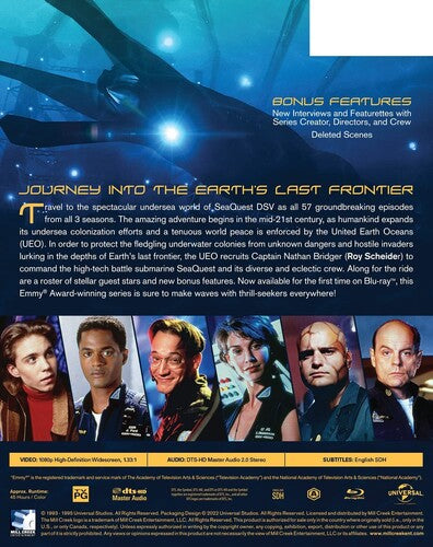 Seaquest Dsv - The Complete Series Bd, Seaquest Dsv - The Complete Series Bd, Blu-Ray