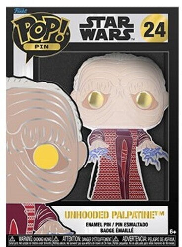 Unhooded Palpatine, Funko Pop! Pins Star Wars:, Apparel