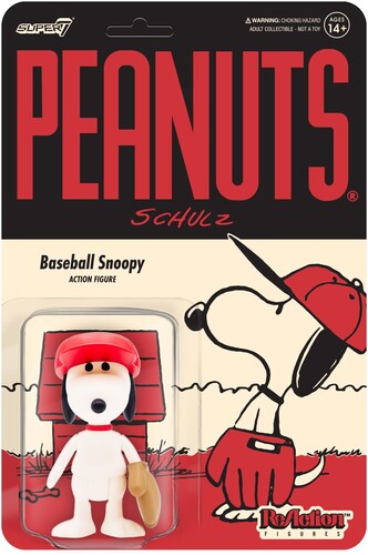 Peanuts Reaction Figure Wave 5 - Baseball Snoopy