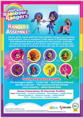 Rainbow Rangers: Rainbow Rangers Assemble, Rainbow Rangers: Rainbow Rangers Assemble, DVD