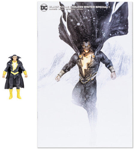 3 Fig W/ Comic Wv 1 - Black Adam (Endless Winter)