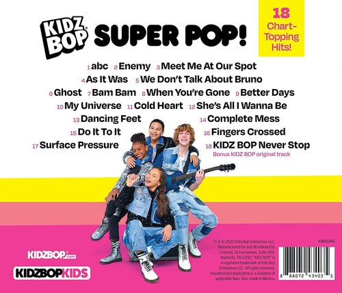 Kidz Bop Super Pop, Kidz Bop Kids, CD
