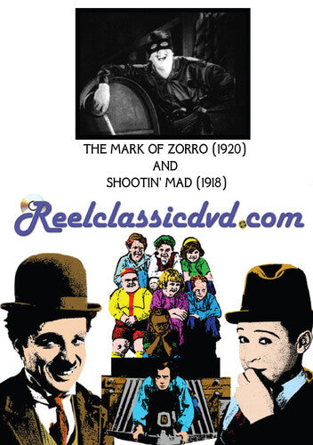 Mark Of Zorro (1920) And Shootin' Mad (1918) -- DVD