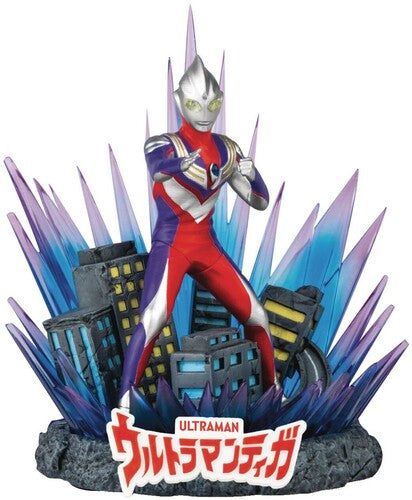 Ultraman Ds-113 Tiga Diorama Stage 6In Statue, Beast Kingdom, Collectibles