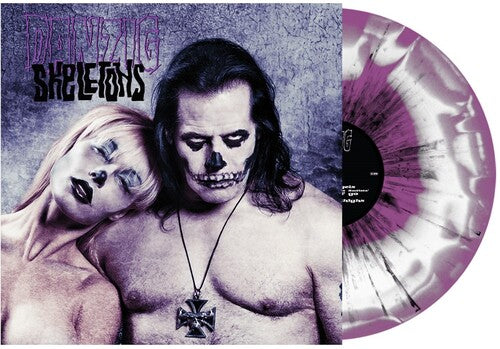 Skeletons Purple & White Swirl W/ Black