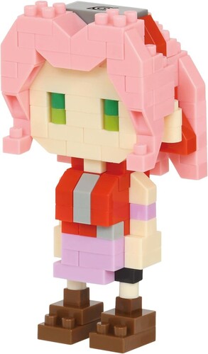 Naruto Shippuden - Sakura Haruno Building Kit, Nanoblock - Character Collection, Collectibles