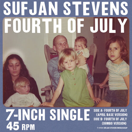 Fourth Of July - Red, Sufjan Stevens, 7"