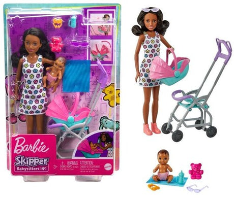 Barbie Skipper Stroller Playset Aa, Barbie, Collectibles