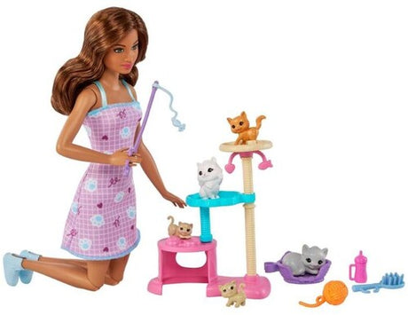 Barbie Kitty Condo Playset Brunette, Barbie, Collectibles